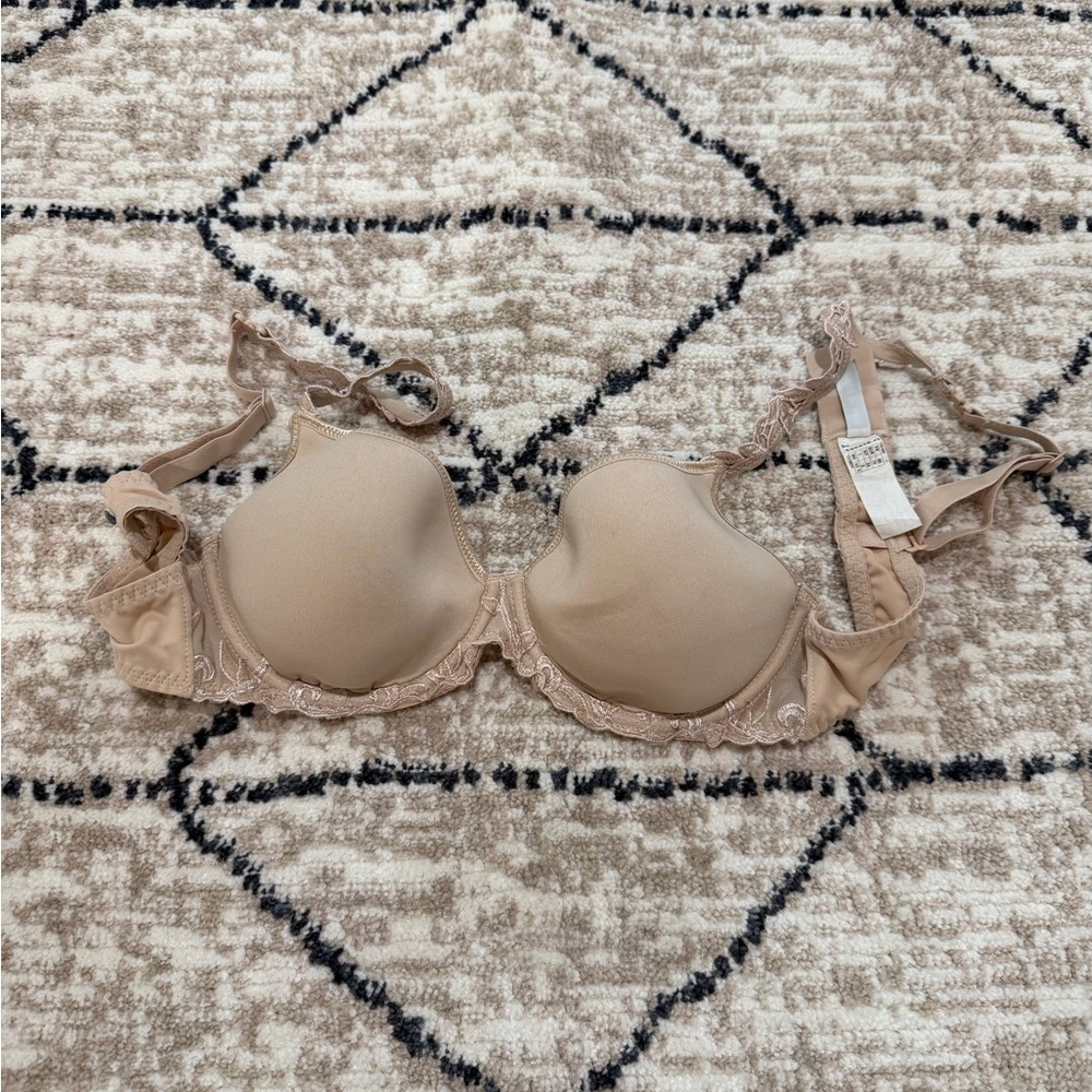 Simone Perele Convertible Lace Accent Bra in Beige